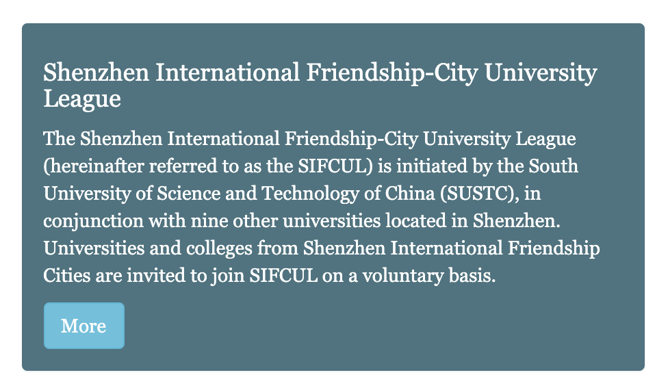 深圳国际友好城市大学联盟-介绍